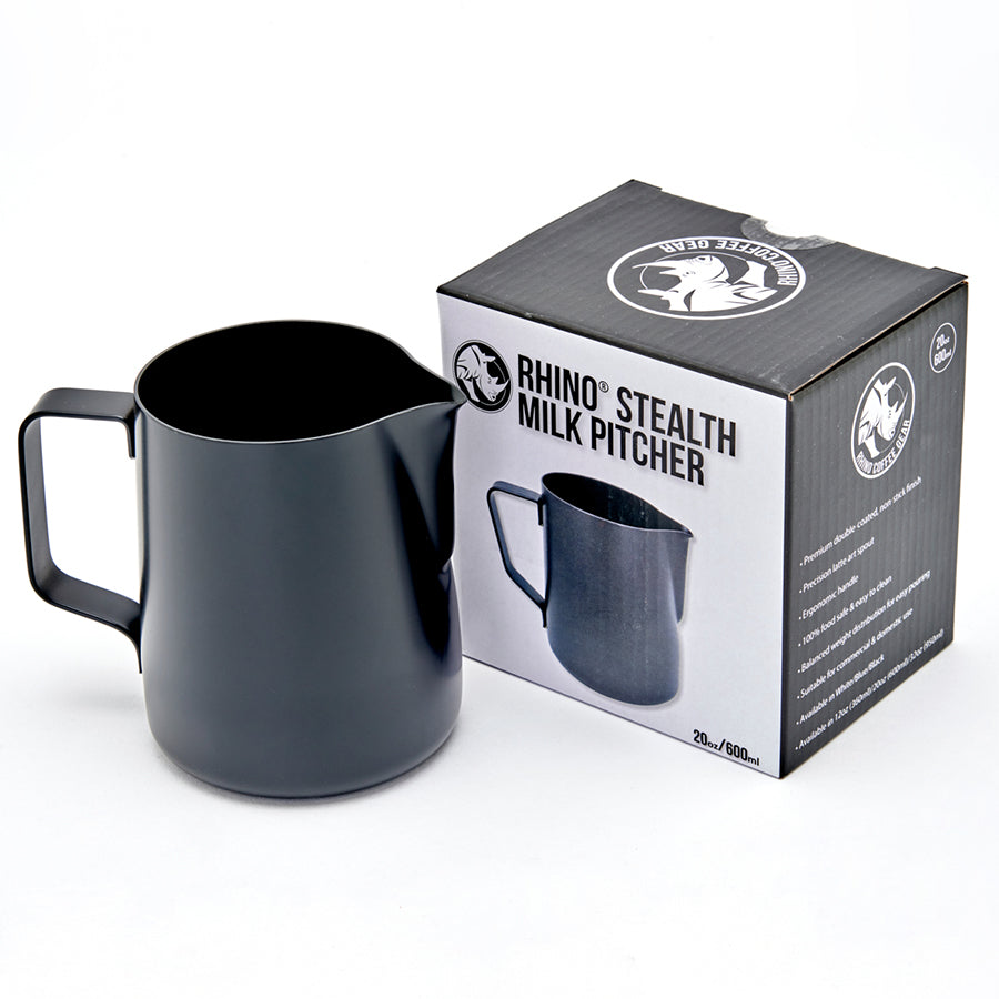 Rhino Milchkännchen schwarz