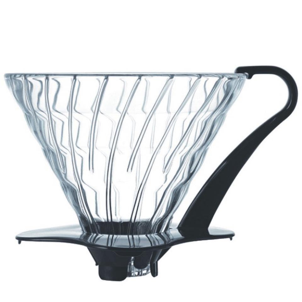 Hario "Dripper V60 - black" - Glas