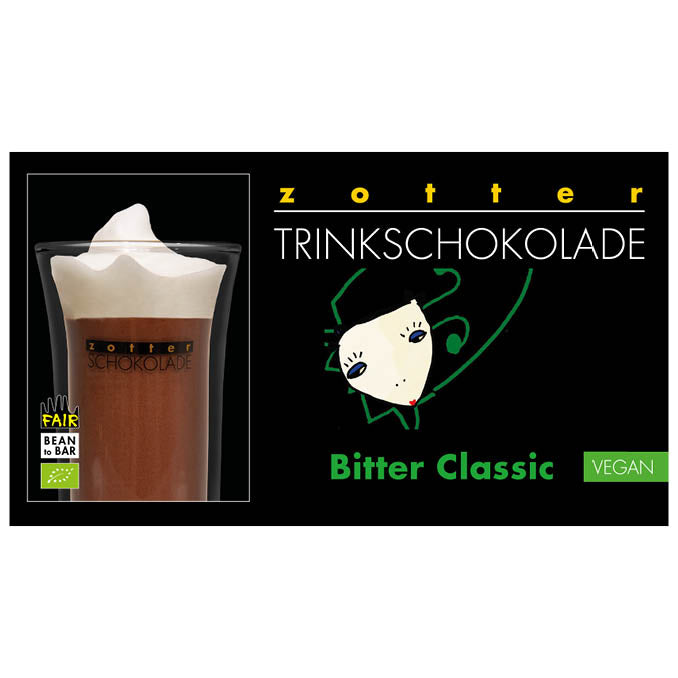 Zotter "Bitter Classic" Trinkschokolade Bio