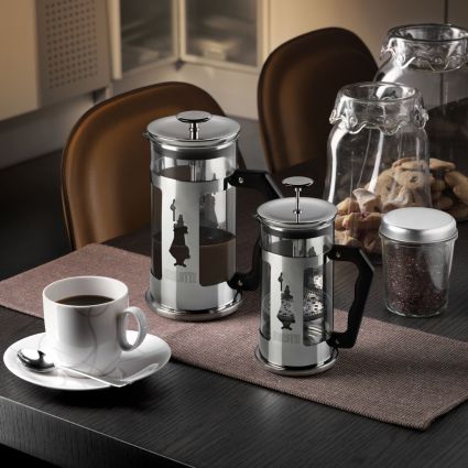 Bialetti French Press Preziosa 0,35 Liter, Kaffee- und Teebereiter