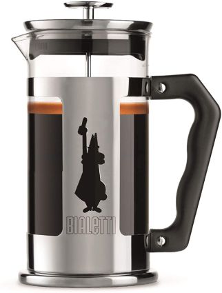 Bialetti French Press Preziosa 0,35 Liter, Kaffee- und Teebereiter