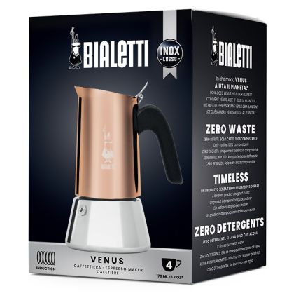 Bialetti Venus kupfer, Edelstahl Espressokocher