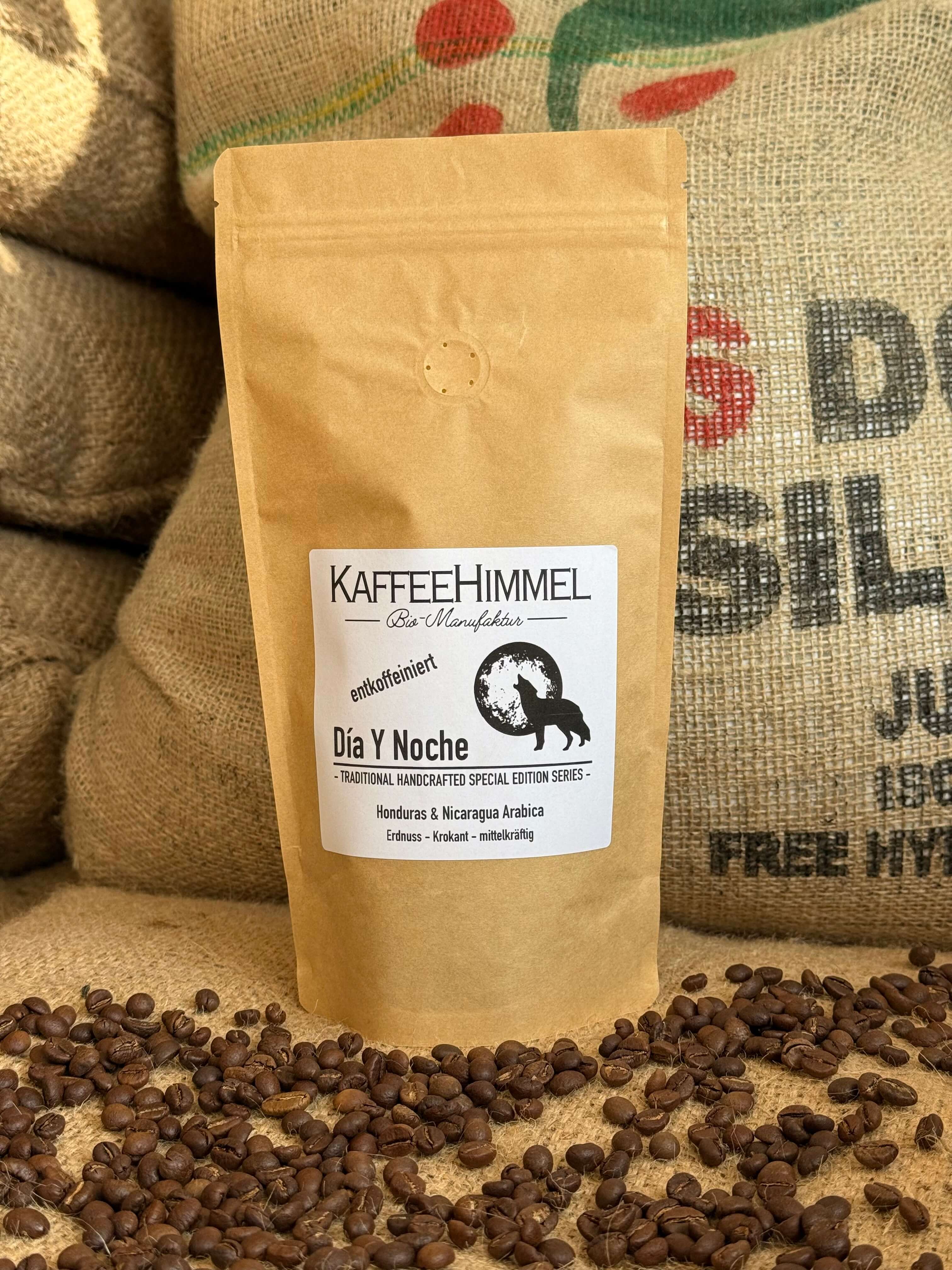"Día Y Noche" entkoffeinierter Bio Kaffee