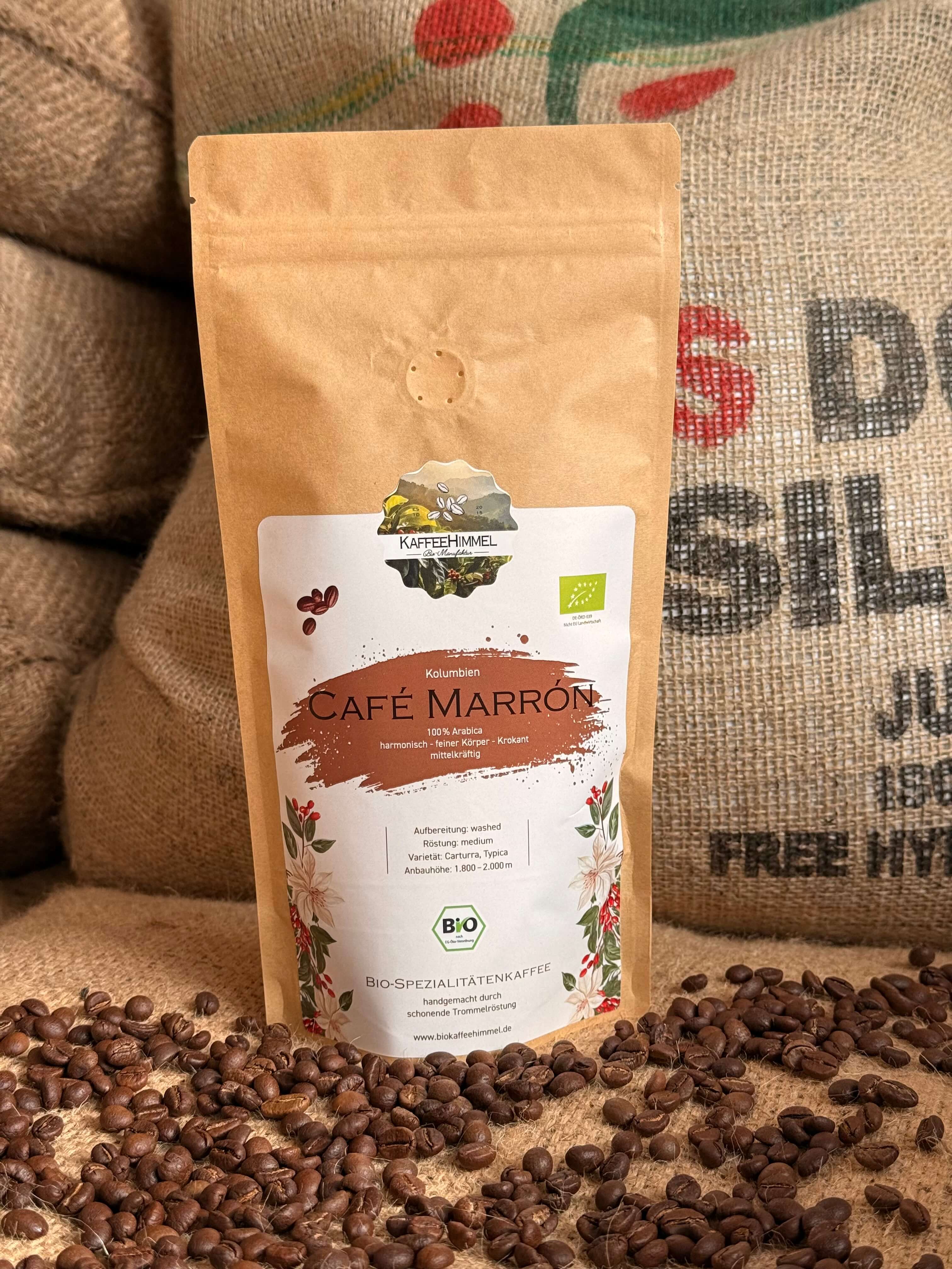 "Café Marrón" Kolumbien Bio